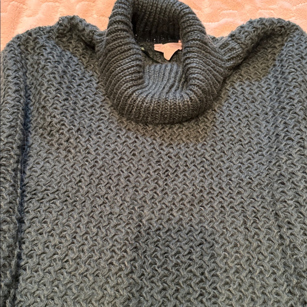 LC Lauren Conrad Dark Green Cowl Neck Sweater - Picture 6 of 6